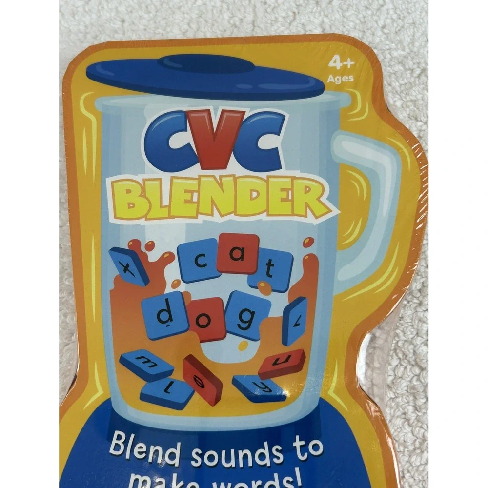 NEW Junior Learning CVC Blender - Blend Sounds to Make Words Ages 4 & Up Sealed